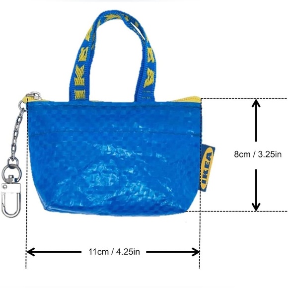 IKEA Mini Keychain/Bag Charm Tote - Picture 6 of 8